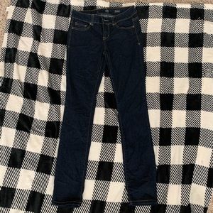 Skinny Denim Dark Blue Wash Jeans